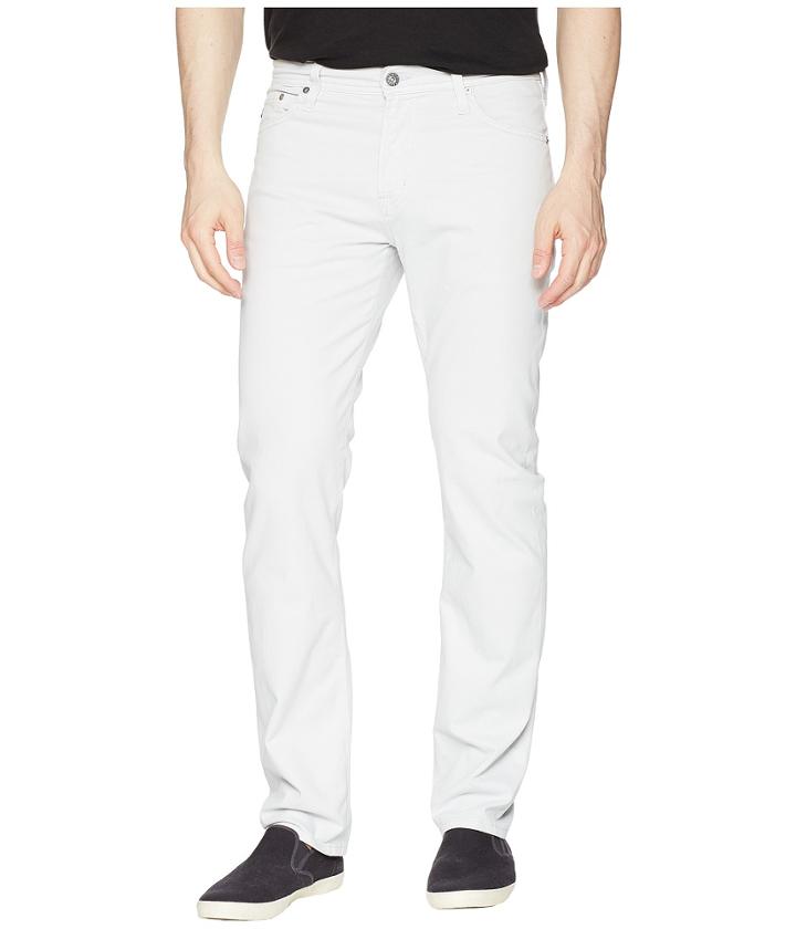 Ag Adriano Goldschmied Everett Slim Straight Leg Twill Pants (pale Cinder) Men's Casual Pants