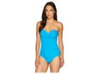 Jets Swimwear Australia Jetset Wrap Cross Over Drape Bandeau One-piece (bahama) Women's Swimsuits One Piece