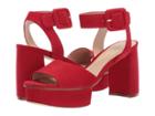 Stuart Weitzman Newdeal (red Suede) Women's Shoes