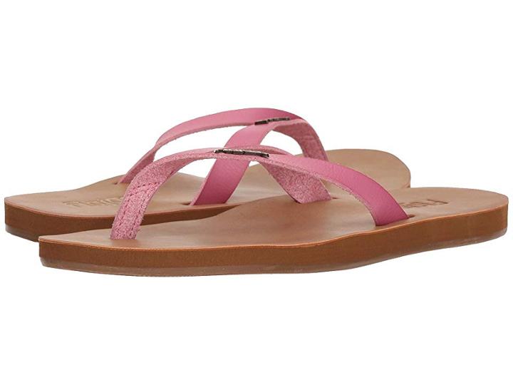 Flojos Luna (pink) Women's Toe Open Shoes
