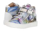 Giuseppe Zanotti Kids Ares Denim Sneaker (toddler) (marble) Kid's Shoes