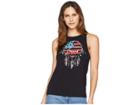 Rock And Roll Cowgirl Tank Top 49-6731 (black) Women's Sleeveless