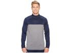 Nike Golf Therma-fit 1/2 Zip (college Navy/dark Grey/heather/white) Men's Long Sleeve Pullover
