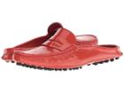 Massimo Matteo Penny Mule Driver (red Patent) Women's Clog/mule Shoes