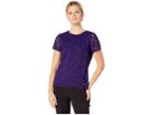 Calvin Klein Short Sleeve Lace Knit Tee (night) Women's T Shirt