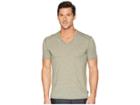 John Varvatos Star U.s.a. Short Sleeve Soft Heather V-neck With Pickstitch K3775u2b (caper) Men's Clothing