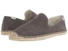 Soludos Smoking Slipper Suede (dolphin Gray) Men's Slippers