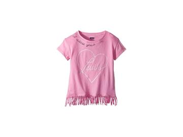 Levi's(r) Kids Fringe Knit Tee (little Kids) (fuchsia) Girl's T Shirt