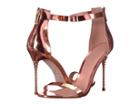 Massimo Matteo Open Toe Unicorn Heel (light Rose) High Heels