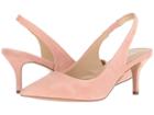 Charles By Charles David Amy Slingback Pump (rose Suede) Women's Wedge Shoes