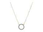 Dee Berkley 14kt Diamond Cut Eternity Necklace (yellow Gold) Necklace