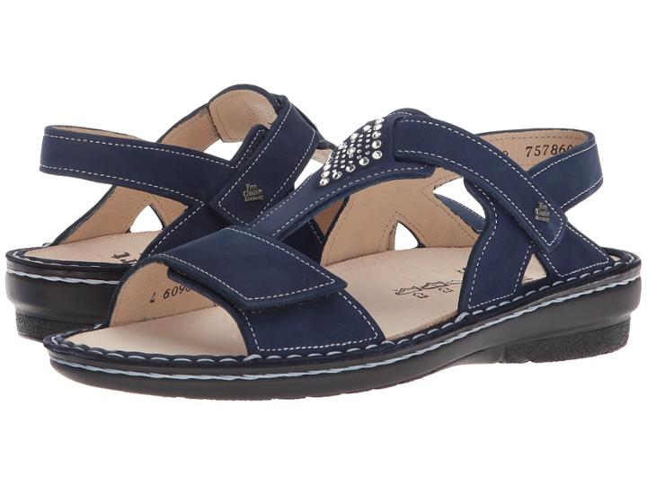 Finn Comfort Calvia (navy) Women's Sandals