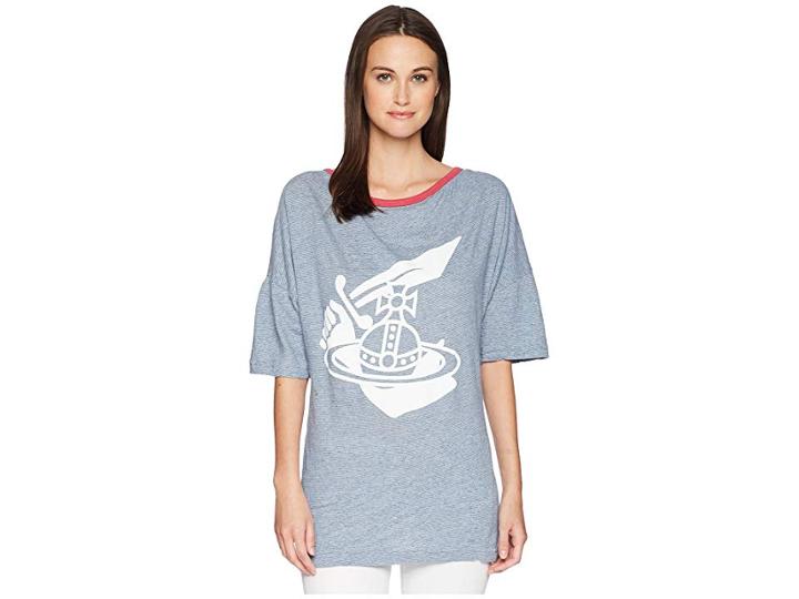 Vivienne Westwood Middling T-shirt Arm C (blue) Women's T Shirt