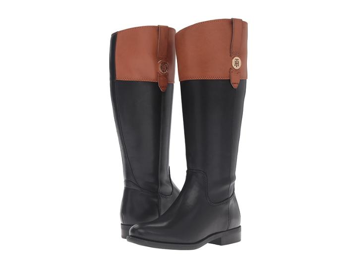 Tommy Hilfiger Shano-wc (black/tan) Women's Shoes