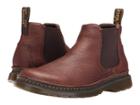 Dr. Martens Oakford Chelsea Boot (dark Brown Grizzly/hi Suede Wp) Men's Pull-on Boots
