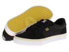 Dc Anvil Tx (black/bright Yellow) Men's Skate Shoes
