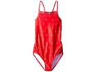 Seafolly Kids Bandanna Tank One-piece (big Kids) (ruby Red) Girl's Swimsuits One Piece