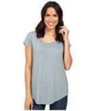 Alternative Cotton Modal Origin Tee (blue Fog) Women's T Shirt