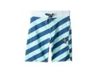 Volcom Kids Stripey Elastic Boardshorts (little Kids/big Kids) (ice Green) Boy's Swimwear
