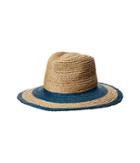 Brixton Hampton Fedora (indigo/tan) Fedora Hats