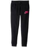 Nike Kids Sportswear Modern Pant (little Kid/big Kid) (black/black/black/active Pink) Girl's Casual Pants