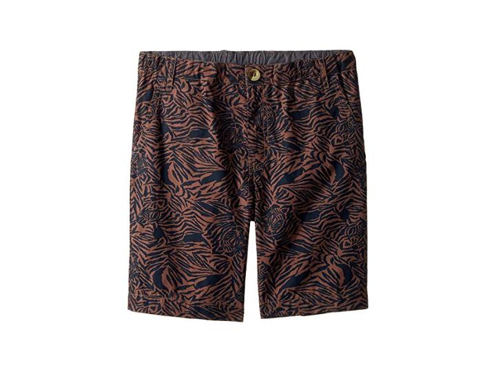 Peek Zebra Shorts (toddler/little Kids/big Kids) (brown) Boy's Shorts