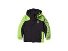 Spyder Kids Guard Jacket (toddler/little Kids/big Kids) (black/fresh/black) Boy's Coat