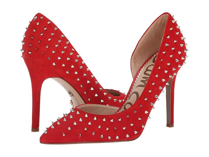 Sam Edelman Hadlee (candy Red Kid Suede Leather) Women's Shoes