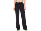 Under Armour Favorite Wide Leg Pant (black/tonal) Women's Casual Pants