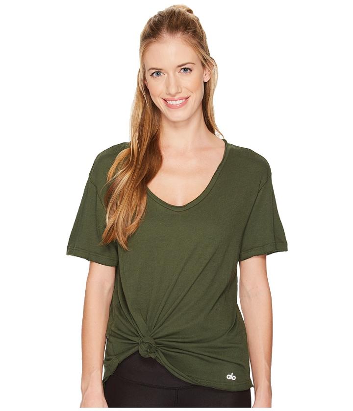 Alo Playa Tee (hunter) Women's Clothing