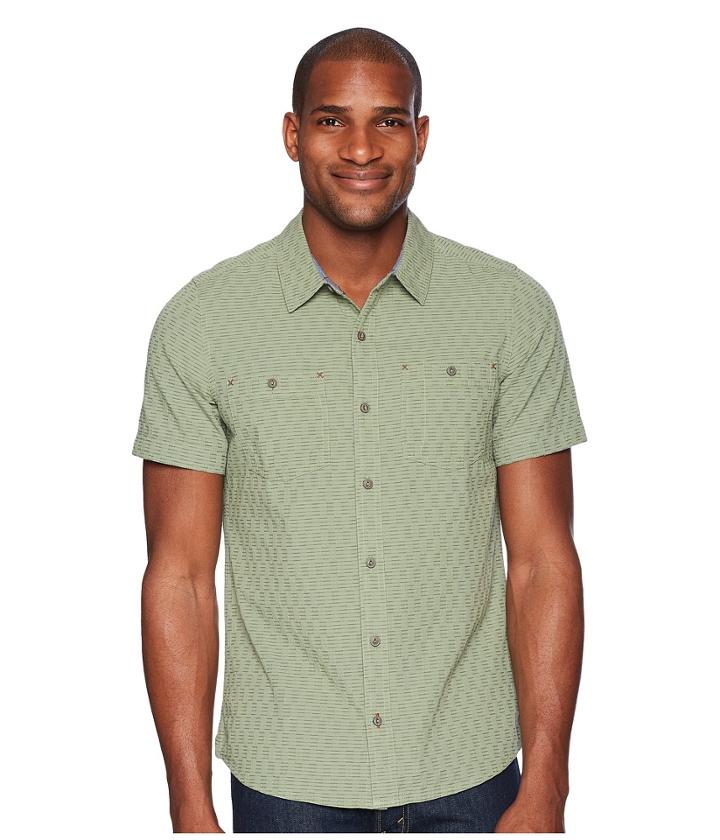 Toad&co Harris Short Sleeve Slim Shirt (agave) Men's Clothing