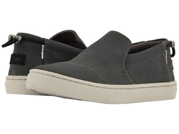 Toms Kids Paxton (little Kid/big Kid) (forged Iron Grey Textural Canvas) Boy's Shoes