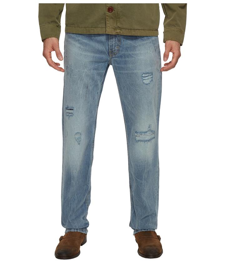 Levi's(r) Mens 514tm Straight (simple Man Destruction) Men's Jeans