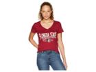 Champion College Florida State Seminoles University V-neck Tee (garnet) Women's T Shirt