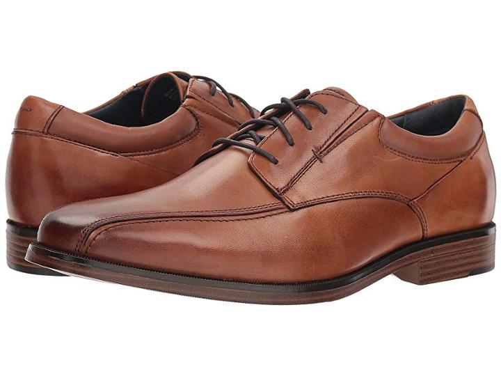 Dockers Endow 2.0 Bike Toe Oxford (butterscotch Polished Full Grain) Men's Shoes