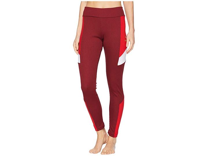 Puma Retro Rib Leggings (pomegranate) Women's Casual Pants