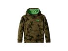 The North Face Kids Surgent 2.0 Pullover Hoodie (little Kids/big Kids) (burnt Olive Green/woodland Heather Camo Print) Boy's Sweatshirt