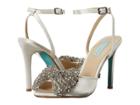 Blue By Betsey Johnson Heidi (ivory Satin) High Heels