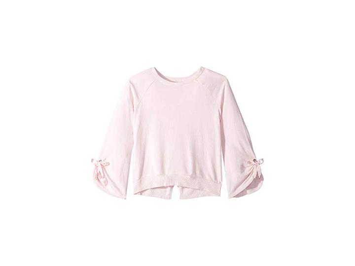 Habitual Girl Shannon Long Sleeve Fit Bubble Sleeve (big Kids) (pink) Girl's Sweatshirt