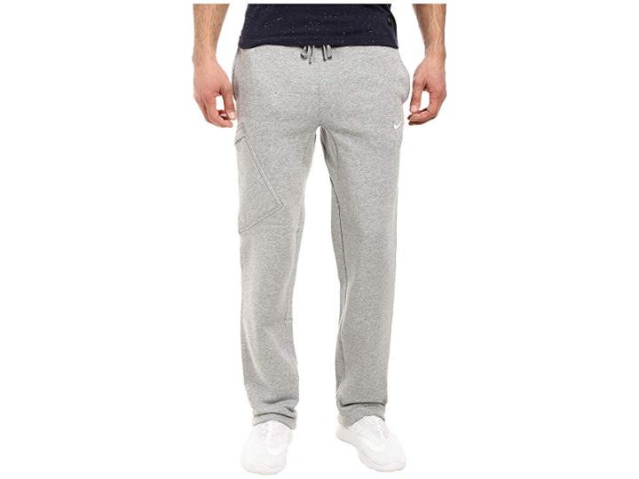 Nike Club Fleece Cargo Pant (dark Grey Heather/white) Men's Workout