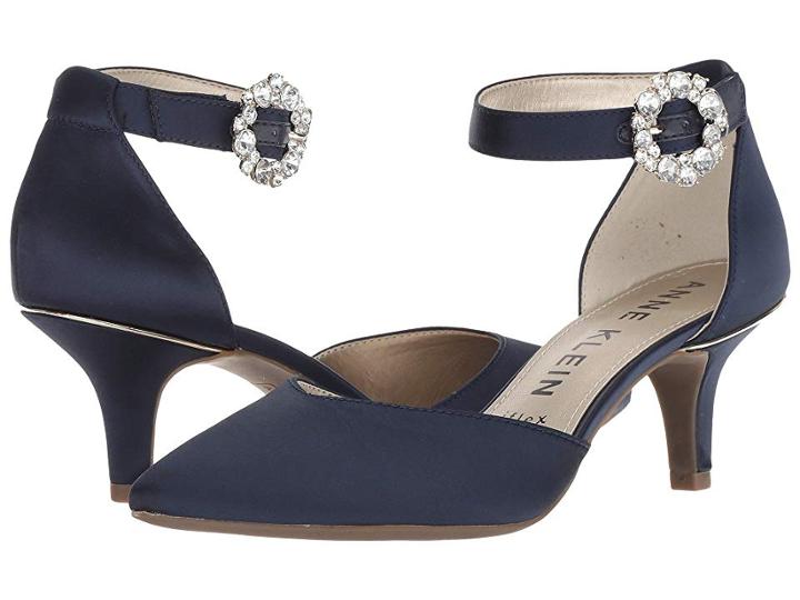 Anne Klein Fantine (navy Satin) Women's Shoes