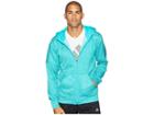 Adidas Team Issue Full Zip Fleece Hoodie (hi-res Aqua Metallic) Men's Sweatshirt