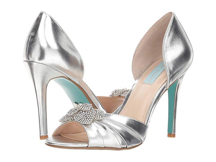 Blue By Betsey Johnson Briar (silver Metallic) High Heels