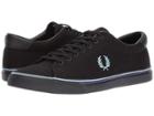 Fred Perry Underspin Canvas (black/sky Blue/purple) Men's Shoes