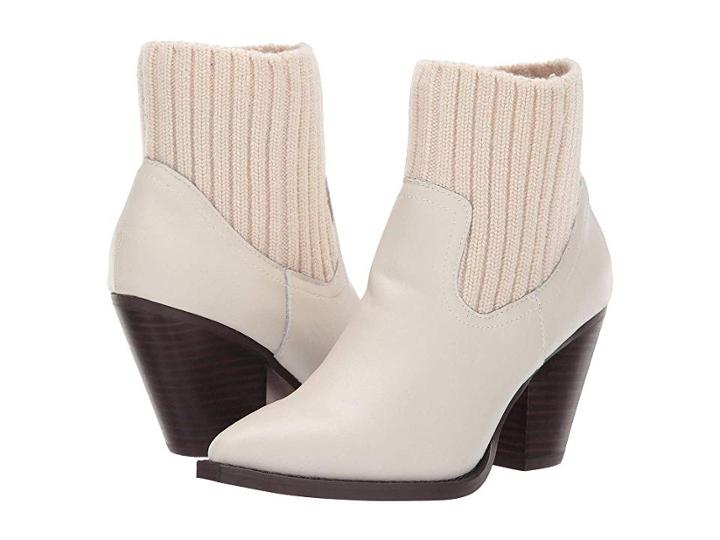 Jane And The Shoe Margot (off-white Leather) Women's Pull-on Boots
