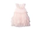 Mud Pie Mesh Tiered Sleeveless Party Dress (infant) (pink) Girl's Dress