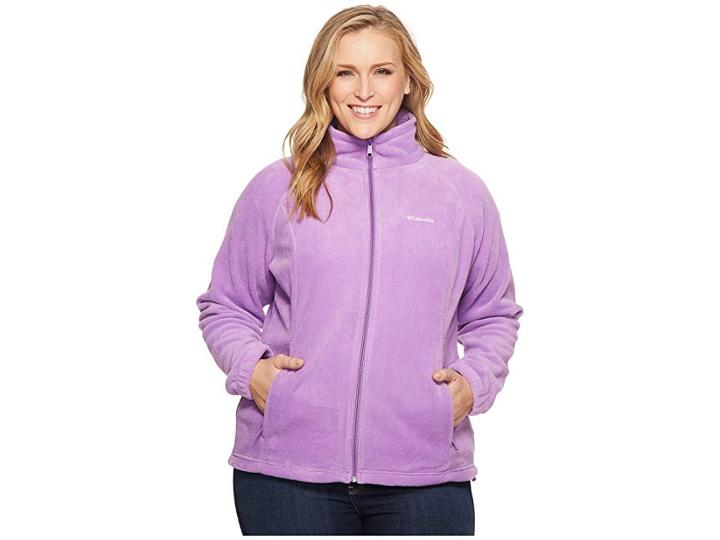 Columbia Plus Size Benton Springstm Full Zip (crown Jewel) Women's Coat