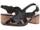 Paul Green Reese Sandal (black Leather) Women's Sandals