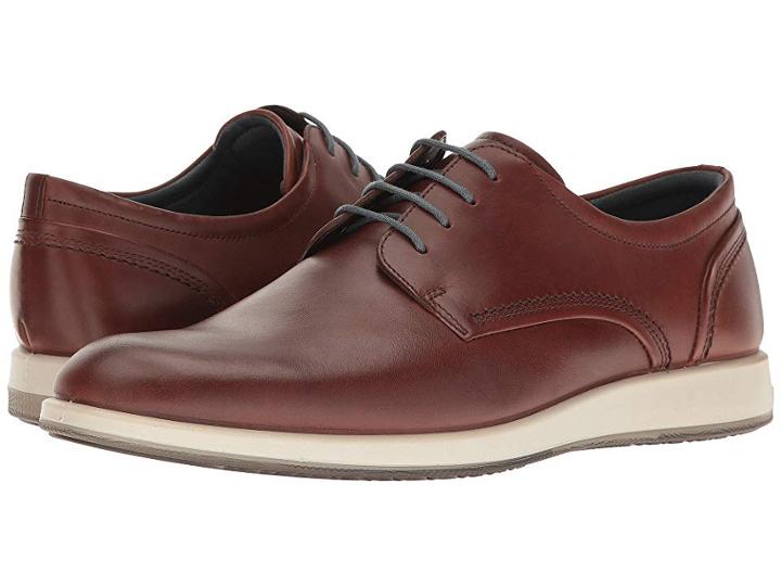 Ecco Jared Tie (cognac) Men's  Shoes