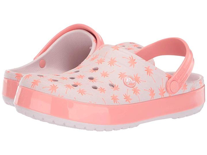 Crocs Crocband Seasonal Graphic Clog (barely Pink/melon) Clog/mule Shoes